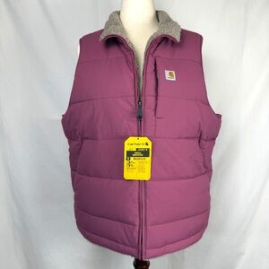 NWT Carhartt Montana Huckleberry Vest Sherpa Lined Size XL